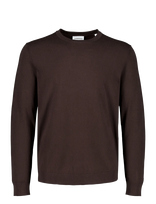 Lindbergh - Soft Viscose Blend O-Neck Knit - Apvalios apykaklės megztinis - Ruda