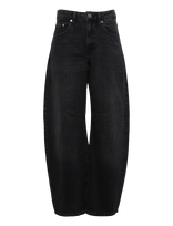 Topshop - Tsbarrel Hr Denim Jeans Blw Noos - Barrel džinsai - Juoda