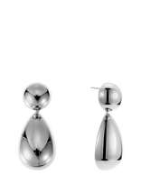 By Jolima - Pebble Mini Earring - Kabantys auskarai - Sidabro