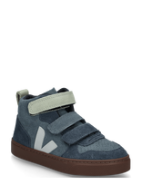 Veja - Small V-10 Mid - Aukštakulniai sportbačiai - Mėlyna