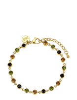 Bud To Rose - Lima Bracelet Green/Black/Gold - Apyrankė - Aukso
