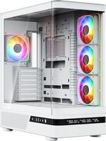Modecom Volcano AQ200 Midi Tower PC Case, White | MC-A-AQ200-4FA-W | 5903560982982