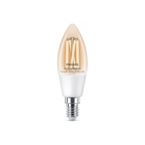 Philips Smart WFB 40W C35 927-65 CL 1PF/6 | E14 | 4.9 W | Warm to cool white light | Bluetooth, Wi-Fi