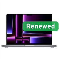 Apple Renewed Grade C | MacBook Pro (14-inch, 2023)‎ A2779 | 14 " | 16GB | SSD | 512GB | Apple M2 Pro 10-core GPU | macOS | Keyboard language US