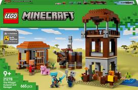 Konstruktorius LEGO® Minecraft Pillager Outpost and Ravager