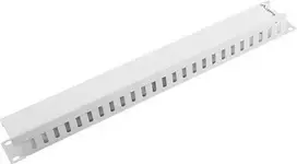 Lanberg Cable Organizer 19''1U pilka