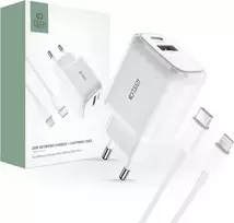 „Tech-Protect“ įkroviklis su 1 USB-A ir 1 USB-C jungtimis, 3 A (THP1535)