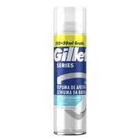 Gillette serijos gaivinančios skutimosi putos 250ml