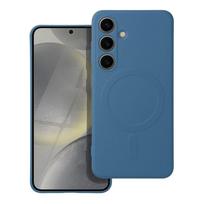 Nugarėlės dėklai OEM - Case for Samsung S24 Silicone Mag Cover compatible with MagSafe (camera protection) blue