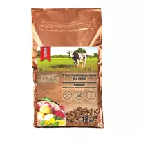O'CANIS Premium Beef with millet, potatoes, and red beetroot - sausa šunų dieta - 12kg
