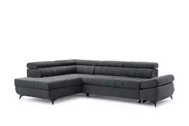 "Valoris L" kampinė sofa su miegamąja funkcija "Perfect Harmony 90" kairė pusė