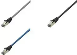 Logilink Premium - Patch Laidas - RJ-45 (V) į RJ-45 (V) - 3 m - SFTP, PiMF - CAT 8.1 - Be Halogenų, Apvalus - Juodas (CQ8063S)