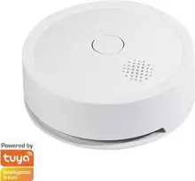 Dūmų detektorius WiFi Smart, suderinamas su Tuya, baltas