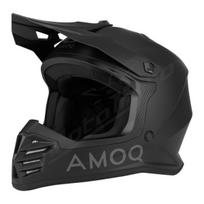 AMOQ Meteor V2 JNR MX krosinis šalmas Blackout