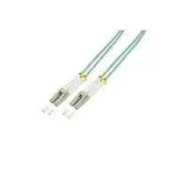 Logilink optinis šuoliukas LC-LC 15 m, OM3, 50/125 µm, halogenų neturintis, akvamarinas (FP3LC15)