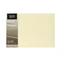Vokai Galeria Papieru, C5, švelnios kreminės spalvos, 150 g/m2, 162x229mm, 10 vnt./pak.