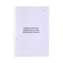 Šiluminio apdorojimo temperatūros ir laiko registracijos žurnalas