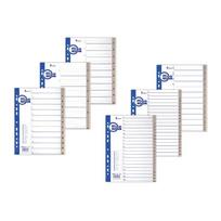 Plastikiniai skiriamieji lapai A-Z, A4 MAXI, SLPFOR150_00269