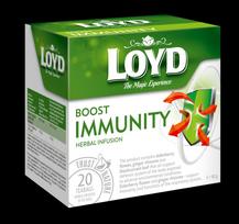 Žolelių arbata LOYD Boost Immunity, 20 x 2g, VZTLOY5900396028013