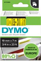 DYMO D1 tape, 19 mm, black lettering on yellow background, 7 m (S0720880)
