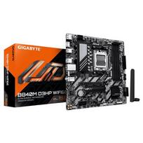 GIGABYTE B840M D3HP WIFI6E Motherboard – AMD Ryzen 9000 CPUs, 8+2+2 Phase VRM, up to 8200MHz DDR5 (O.C), 2xPCIe 4.0 M.2, Wi-Fi 6E, 1GbE LAN, USB 3.2 Gen 2