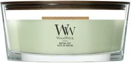 Žvakė, aromatinė WoodWick Matcha Zest, 40 - 65 h, 453 g, žalia sp.