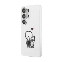 Karl Lagerfeld IML K AND CH Back Logo Magnetic Case for iPhone, Samsung Galaxy S26 Ultra, Transparent