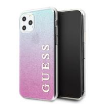 GUESS GUHCN65PCUGLPBL iPhone 11 Pro Max pink/blue/pink blue glitter gradient hard case