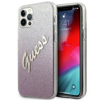GUESS GUHCP12LPCUGLSPI iPhone 12 Pro Max 6.7" pink glitter gradient hard case