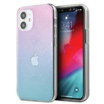 GUESS GUHCP12S3D4GGBP iPhone 12 mini 5.4" blue/pink/blue  AND  pink hard case, 4G 3D Pattern Collection