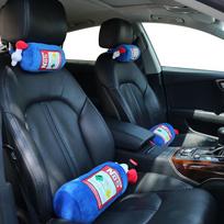 Cross-border Best-selling NOS Headrest Neck Pillow - Nitrous Oxide Bottle Cushion & Car Lumbar Support Blue Headrest black