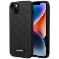 Karl Lagerfeld KLHCP14MSAKLHPK iPhone 14 Plus / 15 Plus 6.7" hard case, black Saffiano with Mono Metal Logo