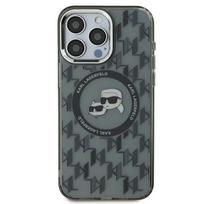 Karl Lagerfeld KLHMP15SHMCKMHK iPhone 15 6.1" black IML Monogram Karl AND Choupette Head MagSafe
