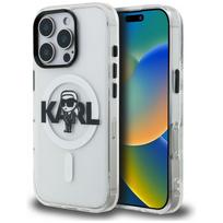 Karl Lagerfeld IML Karl Sketch Logo MagSafe Case for iPhone 16 Pro Max transparent
