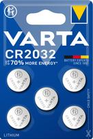 Varta CR2032 battery, 3 V, 5 pieces, lithium (6032101415)