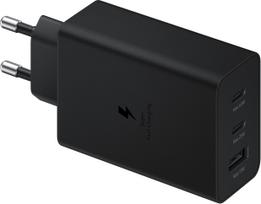 SAMSUNG Trio Charger 65W Power Supply, Black (EP-T6530NBEGEU)