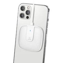 USAMS US-CD153 Magnetic Inductive Charger, 15W, for iPhone 12 Series, White/White, Model CD153DZ02