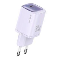USAMS Nice. network. CC251 30W GaN USB-C Fast Charging HC Series purple CC251TC03