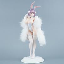 Anime Beautiful girl Figure Bunny Girl Lume Action Figures Pvc Collection Model Toys for Gifts 29.5cm/11.61in white