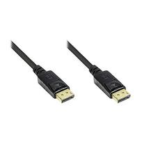 Good Connections DisplayPort connection cable, 1m, gold-plated on both ends, black