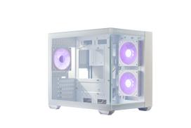COOLER MASTER Elite 481 Wood micro-ATX case, white (E481-WHNN-S00)