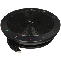 Jabra SPEAK 510 + MS Speakerphone for UC  AND  BT plus Bundle LINK 370, USB Conference solution, 360-degree microphone, Plug  AND  Play, mute and volume button, Wideband, Bluetooth, Microsoft optimize