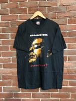 Rare 00s Rammstein Sehnsucht German Metal Rock Y2K L black Unisex T-Shirt XXL brown