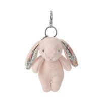 Jellycat Blossom Bunny Bag Charm Blush ONE SIZE rožinė