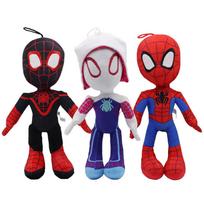 Spider-Man Action Figure Keychain Parallel Universe Spider Venom Red Black White 4 Pcs Set Red spider 30cm110g 1pcs red