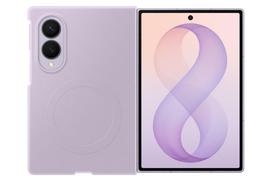 SAMSUNG Galaxy Fold8 Silicone Magnet Qi2 Case, Lavender (EF-EF971CVEGWW)