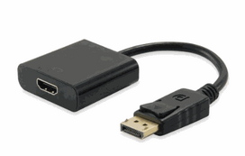 Equip Adapter DisplayPort to HDMI black (133438)