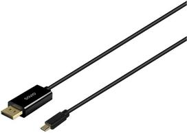 Savio CL-207 USB-C/DisplayPort 4K 60Hz 2m Black