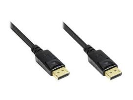Good Connections DisplayPort connection cable, 2m, gold-plated on both ends, black