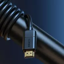 Baseus HDMI 2.0 cable, 4K 60 Hz, 3D, HDR, 18Gbps, 1 m, black (CAKGQ-A01)